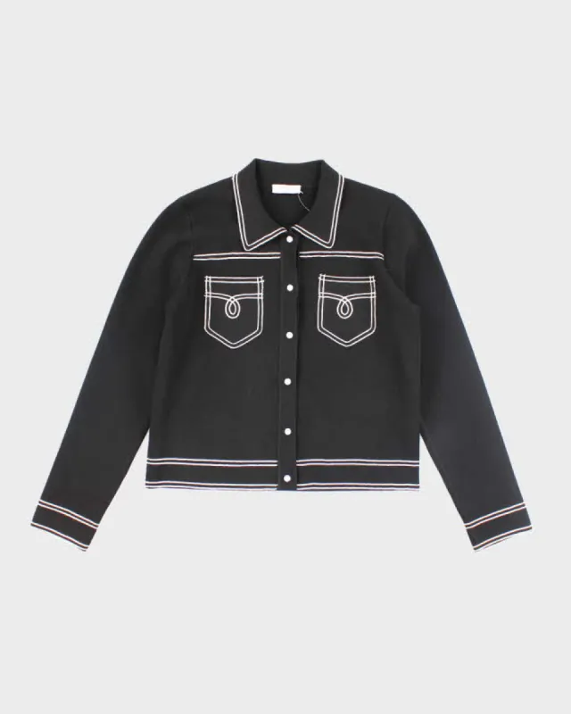 Sandro Button-up Knit Jumper - S sold by Rokit