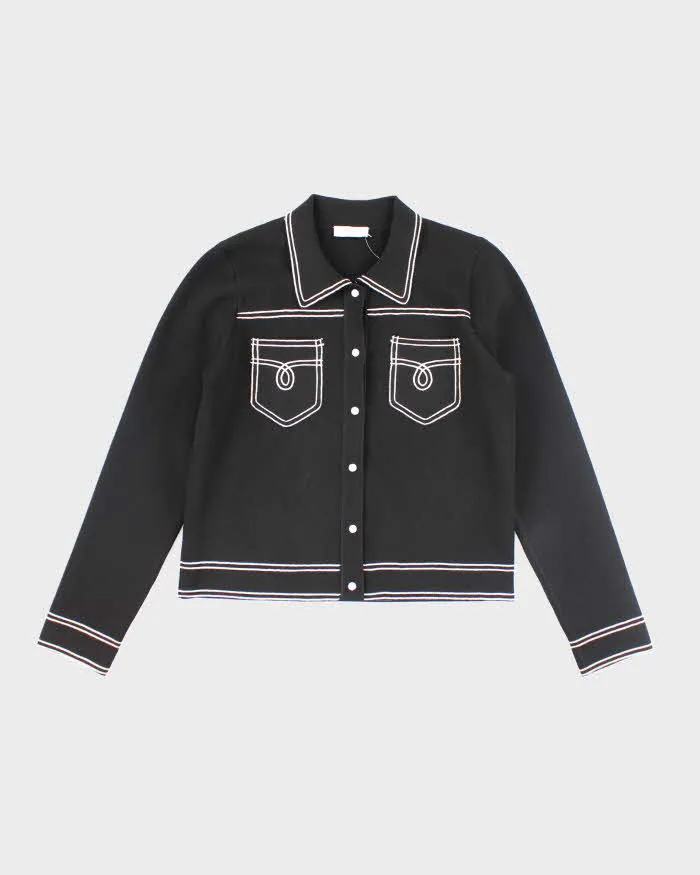 Sandro Button-up Knit Jumper - S sold by Rokit