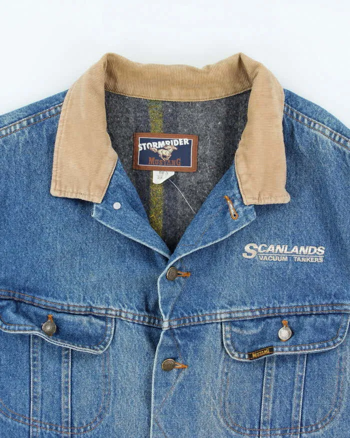 Vintage 90's Stormrider Mustang Oversized Heavyweight Denim Jacket - XXL sold by Rokit product image thumbnail 3