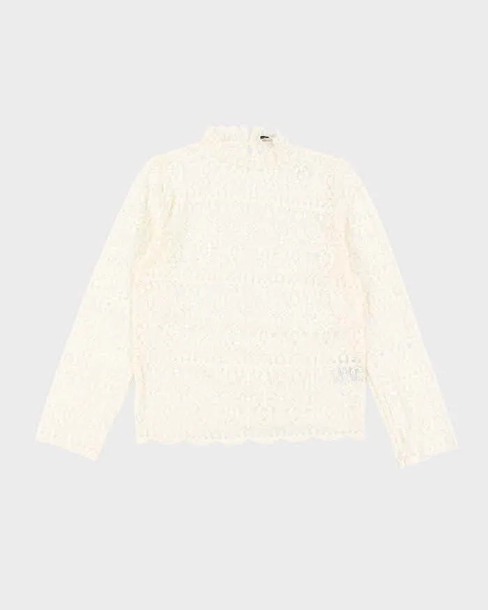 Christian Dior Wool Lace Blouse - M sold by Rokit