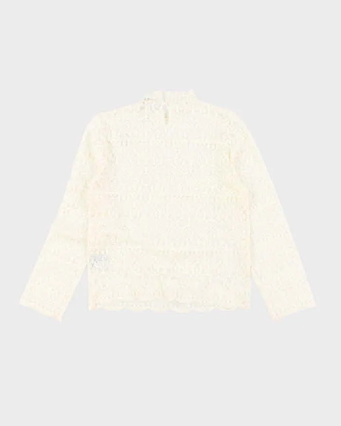 Christian Dior Wool Lace Blouse - M sold by Rokit product image thumbnail 2