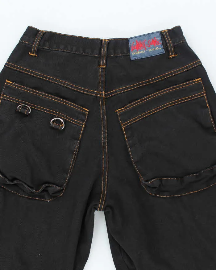 Vintage 90's Exhaust Baggy Wide Leg Dark Wash Jeans - W30 L31 sold by Rokit product image thumbnail 4
