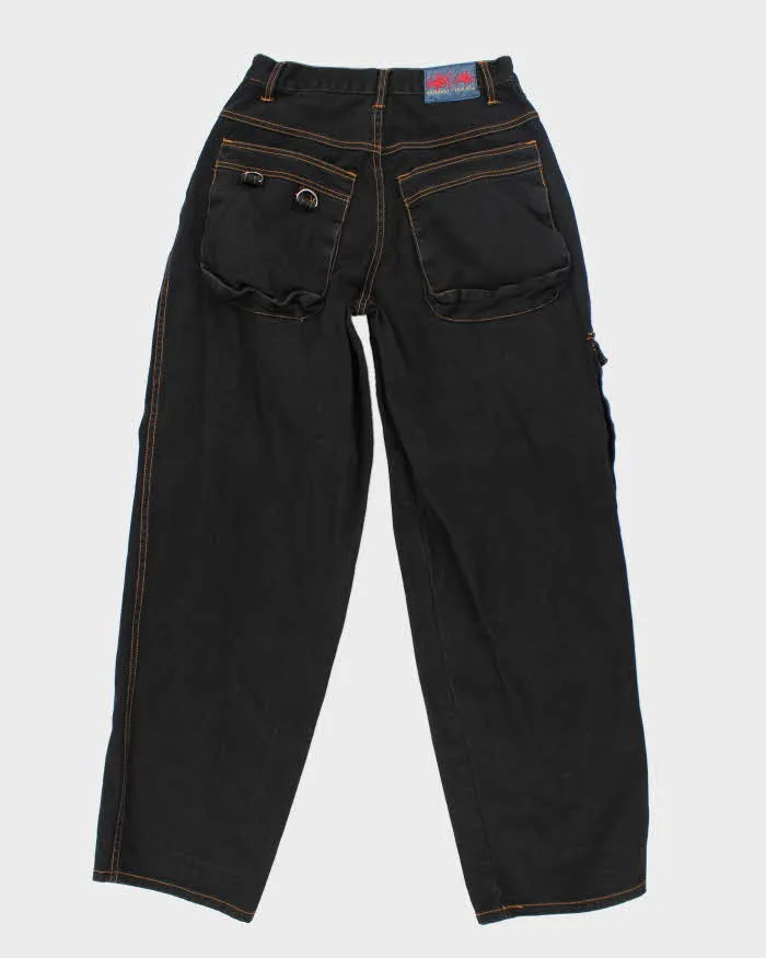 Vintage 90's Exhaust Baggy Wide Leg Dark Wash Jeans - W30 L31 sold by Rokit product image thumbnail 2