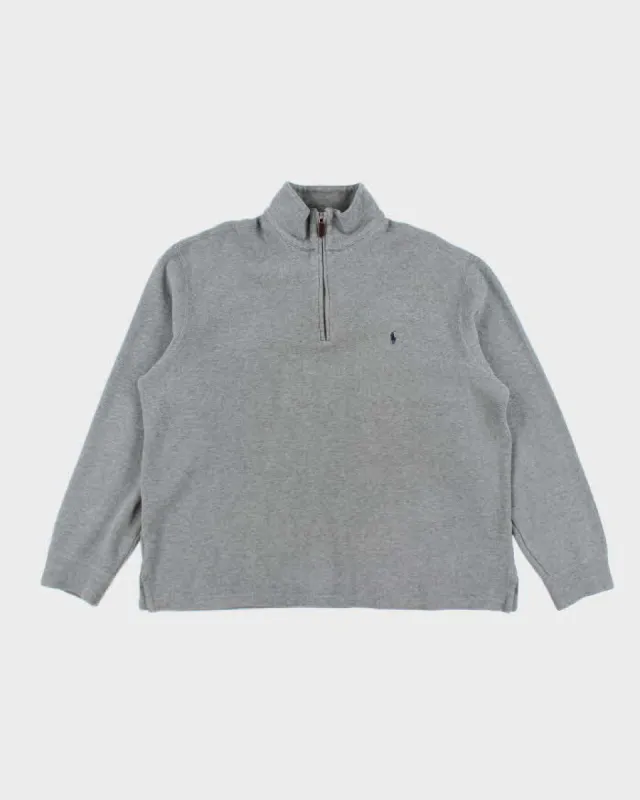 Vintage 2000's Ralph Lauren Quarter Zip Sweatshirt - XL sold by Rokit