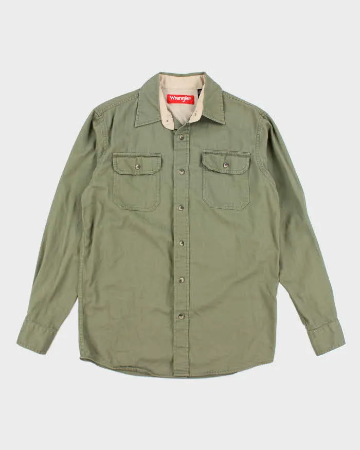 Vintage 2000's Wrangler Button Up Shirt - S sold by Rokit