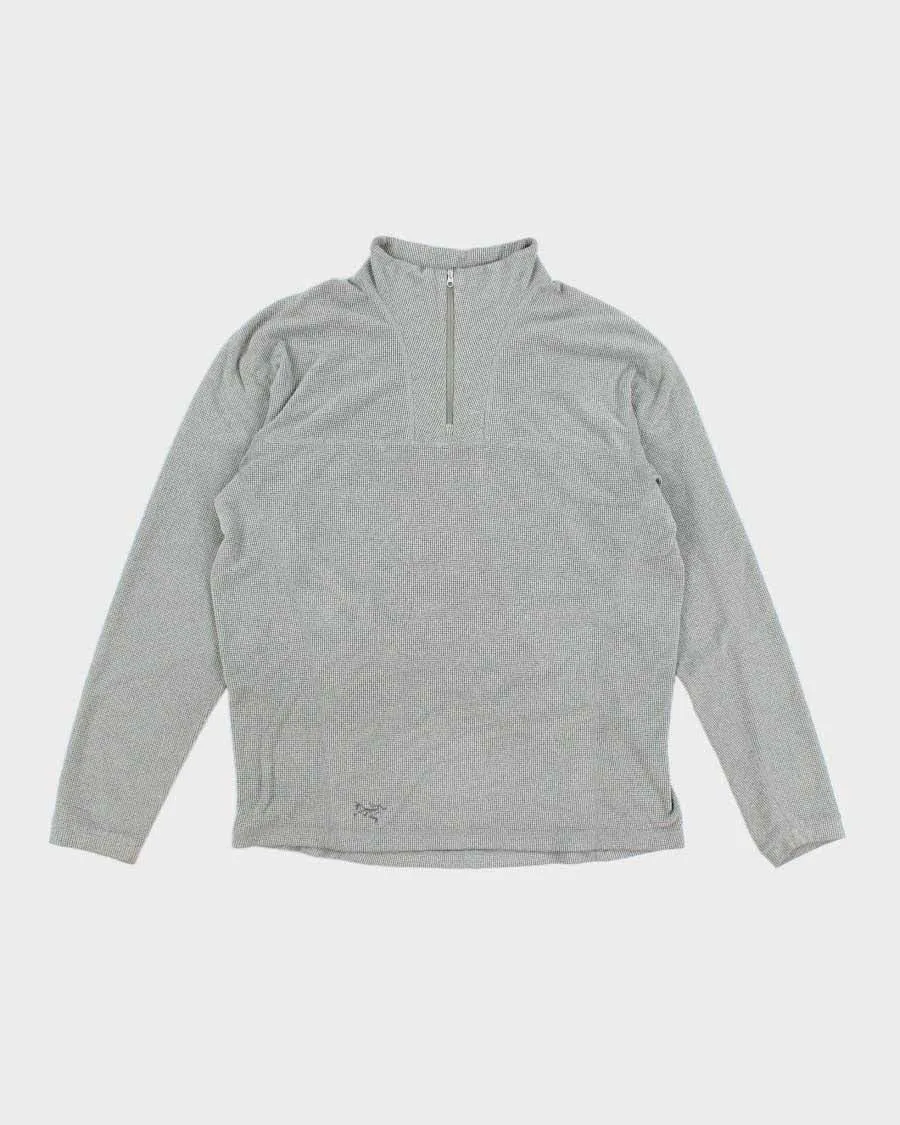 Arc'teryx Grey Polartec Quarter Zip Fleece - L sold by Rokit