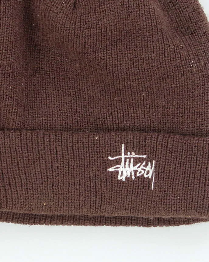 Vintage Y2K Stussy Ribbed Roll Beanie - OS sold by Rokit product image thumbnail 3