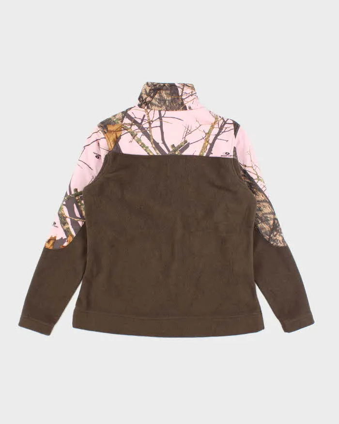 Vintage Women's Pink Real Tree Camouflage Full Zip Fleece - S sold by Rokit product image thumbnail 2