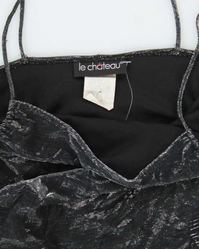 Y2k 00s Le Chateau Cowl Neck Sparkly Dress - XS sold by Rokit product image thumbnail 3