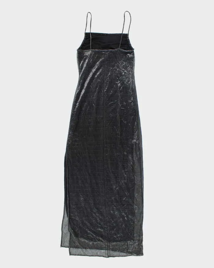 Y2k 00s Le Chateau Cowl Neck Sparkly Dress - XS sold by Rokit product image thumbnail 2