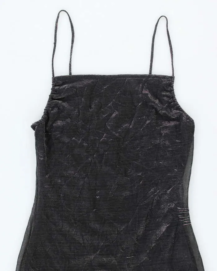 Y2k 00s Le Chateau Cowl Neck Sparkly Dress - XS sold by Rokit product image thumbnail 4