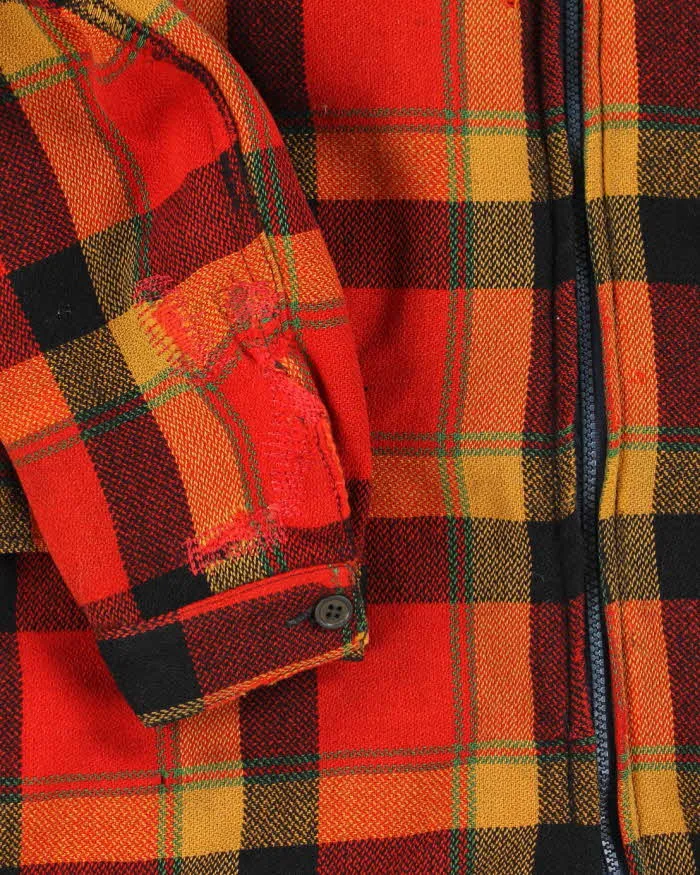 Vintage 70's Heavyweight Wool Zip Up Shacket - L sold by Rokit product image thumbnail 5