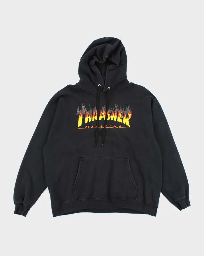 Vintage 2000's Thrasher Flame Logo Hoodie - L sold by Rokit