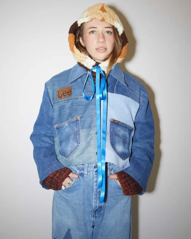 Rokit Originals Rework Crochet Hood sold by Rokit