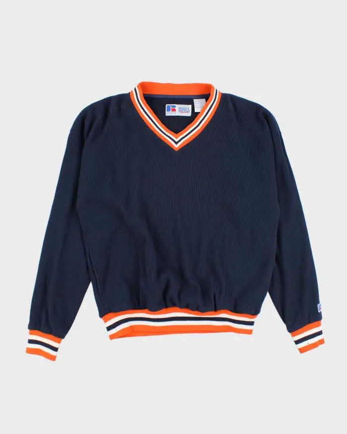 Vintage 90's Russell Athletic V-Neck Heavyweight Sweatshirt - L sold by Rokit