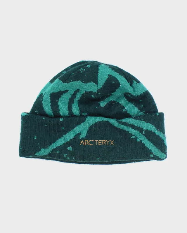 Vintage Arc'teryx Patterned Toque Roll Beanie - OS sold by Rokit