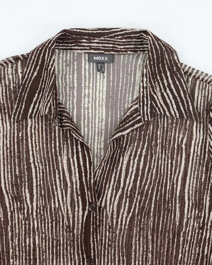 Y2k 00s Mexx Mesh Button-up Blouse - L sold by Rokit product image thumbnail 3