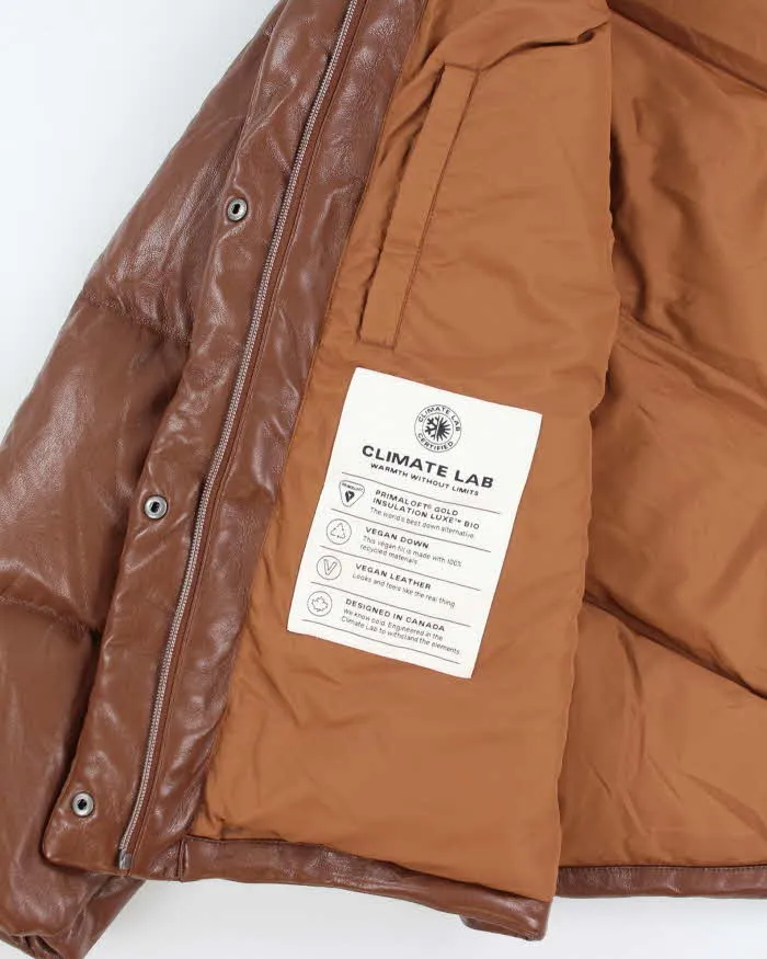 Vintage Women's The Cloud Puff Vegan Leather Down Puffer Jacket - M sold by Rokit product image thumbnail 4