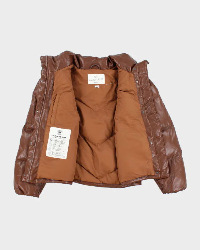 Vintage Women's The Cloud Puff Vegan Leather Down Puffer Jacket - M sold by Rokit product image thumbnail 5