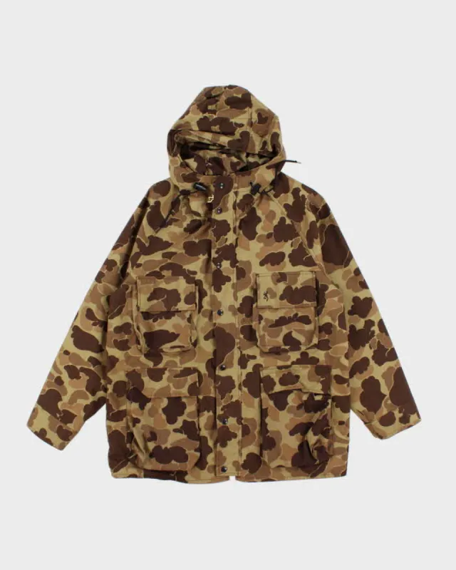 80's Vintage Mens Browning Gore-tex Camo Hooded Hunting Jacket - L sold by Rokit