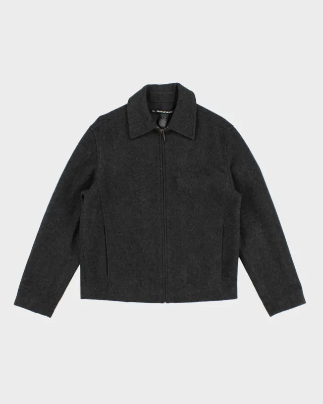 Vintage 90s DKNY Wool Blend Harrington Jacket - S sold by Rokit