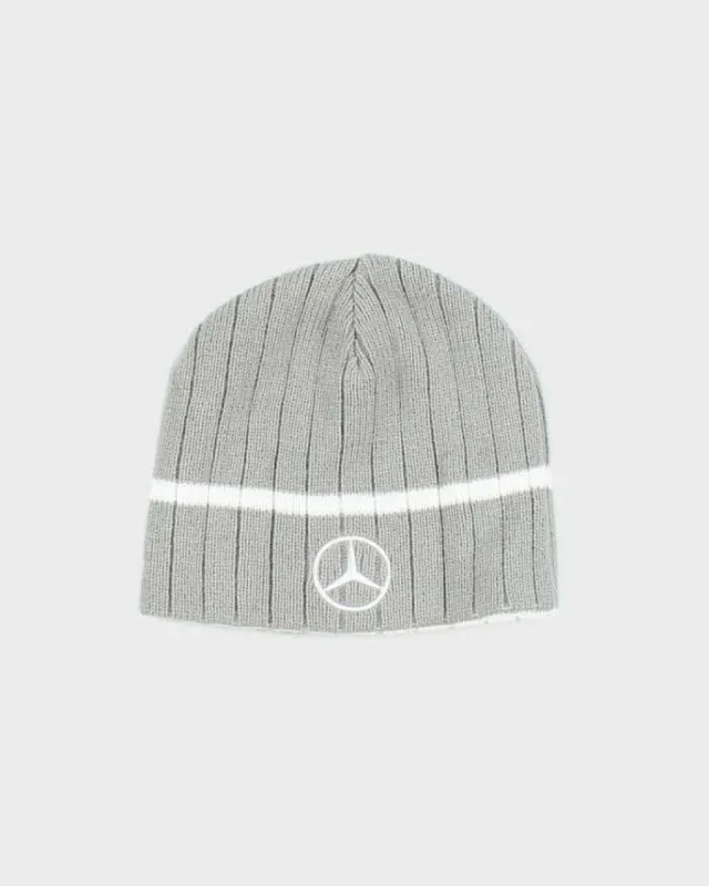 Vintage Y2K Mercedes Benz Skull Toque Beanie - OS sold by Rokit