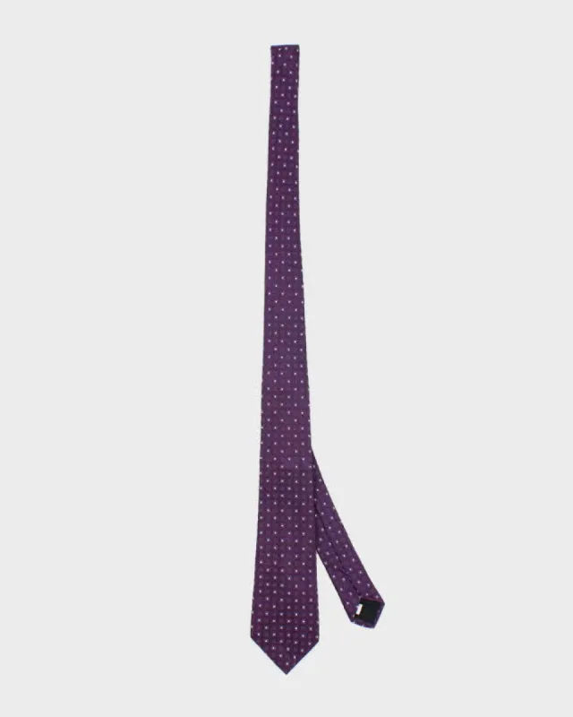 Vintage 90's Valentino Heavyweight Patterned Tie made by Valentino