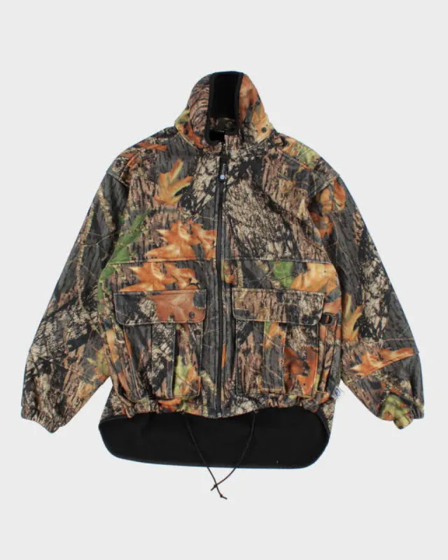 Mens Rivers West Camouflage Fleece Hunting Jacket - L sold by Rokit