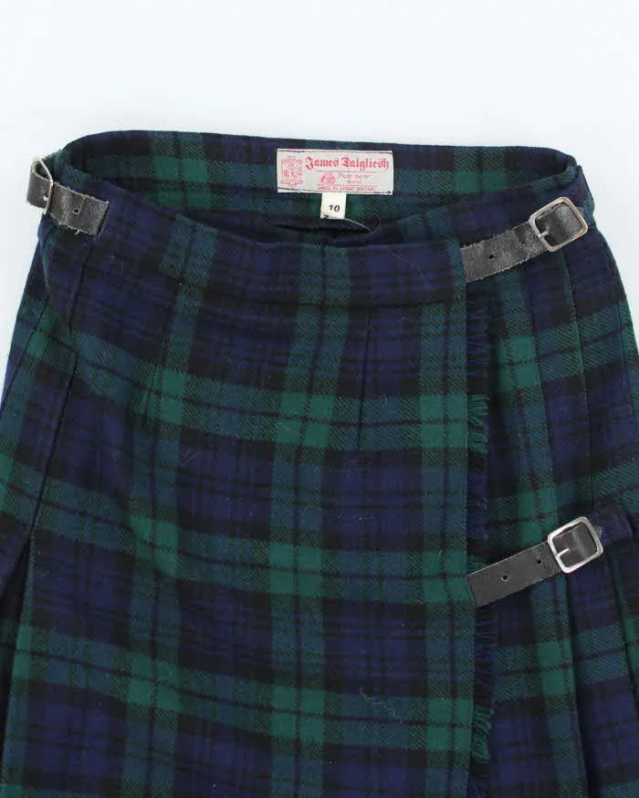 Vintage Wool Checked Pleated Skirt - XS sold by Rokit product image thumbnail 3