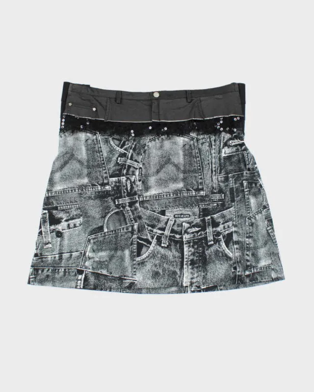 Vintage Y2K Versace Graphic Print Skirts - W34 L19 made by Versace