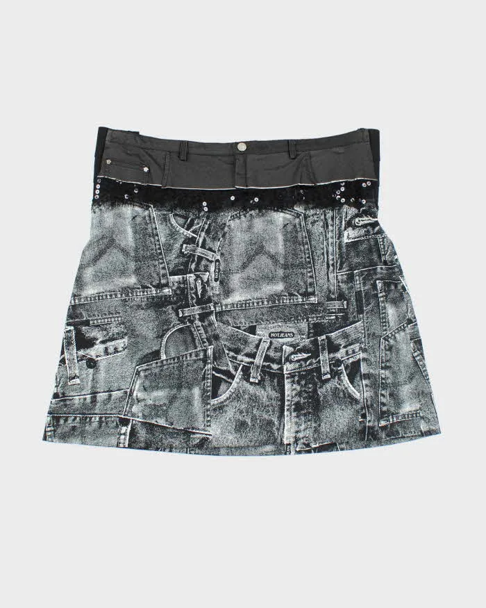 Vintage Y2K Versace Graphic Print Skirts - W34 L19 sold by Rokit