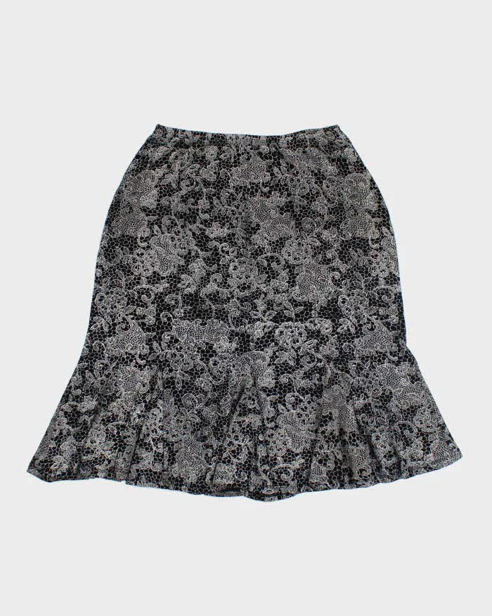 Y2k 00s Ronni Nicole Pattern Skirt - S sold by Rokit