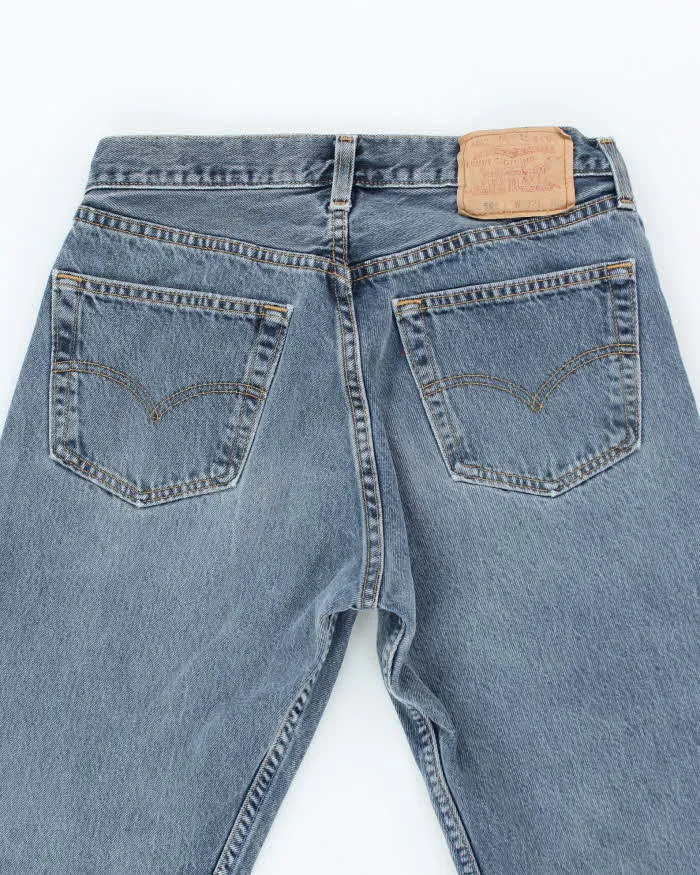 Vintage 90's Levi's 501 Blue Medium Wash Jeans - W28 L25 sold by Rokit product image thumbnail 4