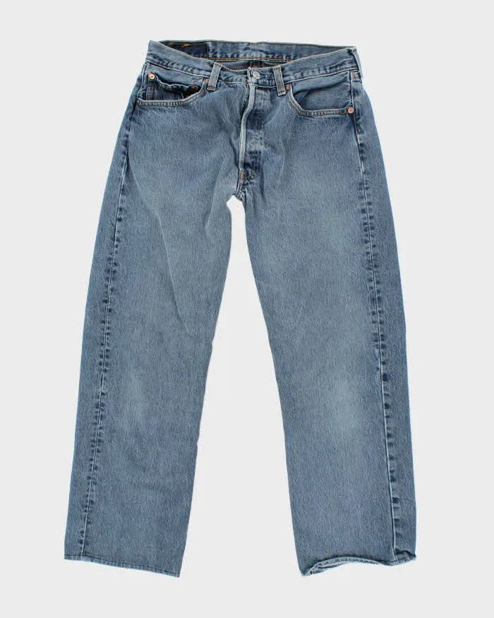 Vintage 90's Levi's 501 Blue Medium Wash Jeans - W28 L25 sold by Rokit