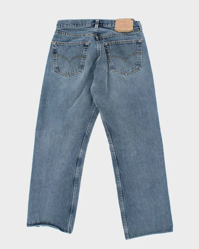 Vintage 90's Levi's 501 Blue Medium Wash Jeans - W28 L25 sold by Rokit product image thumbnail 2