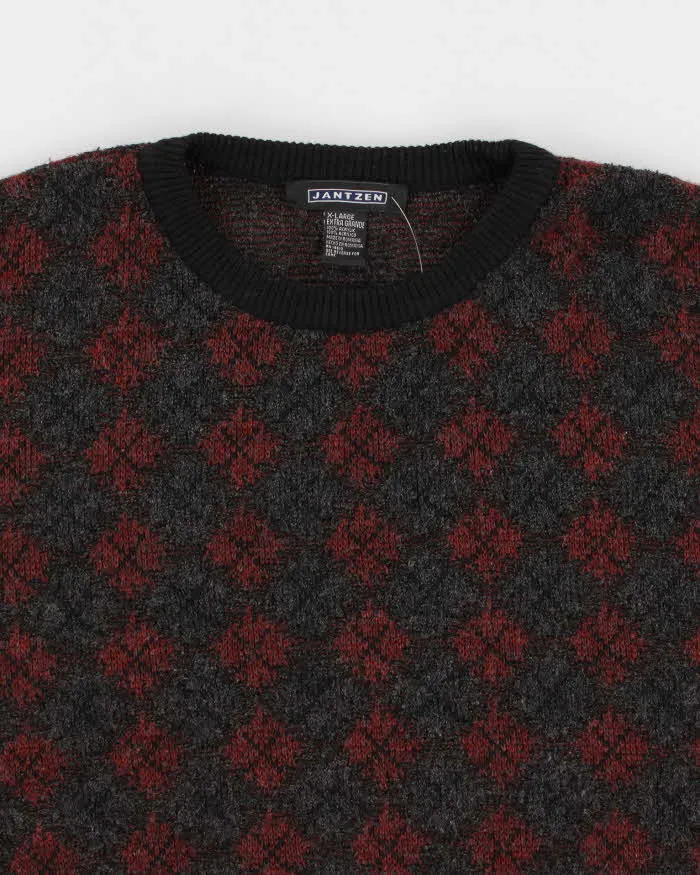 Vintage 90s Jantzen Patterned Jumper - XL sold by Rokit product image thumbnail 3
