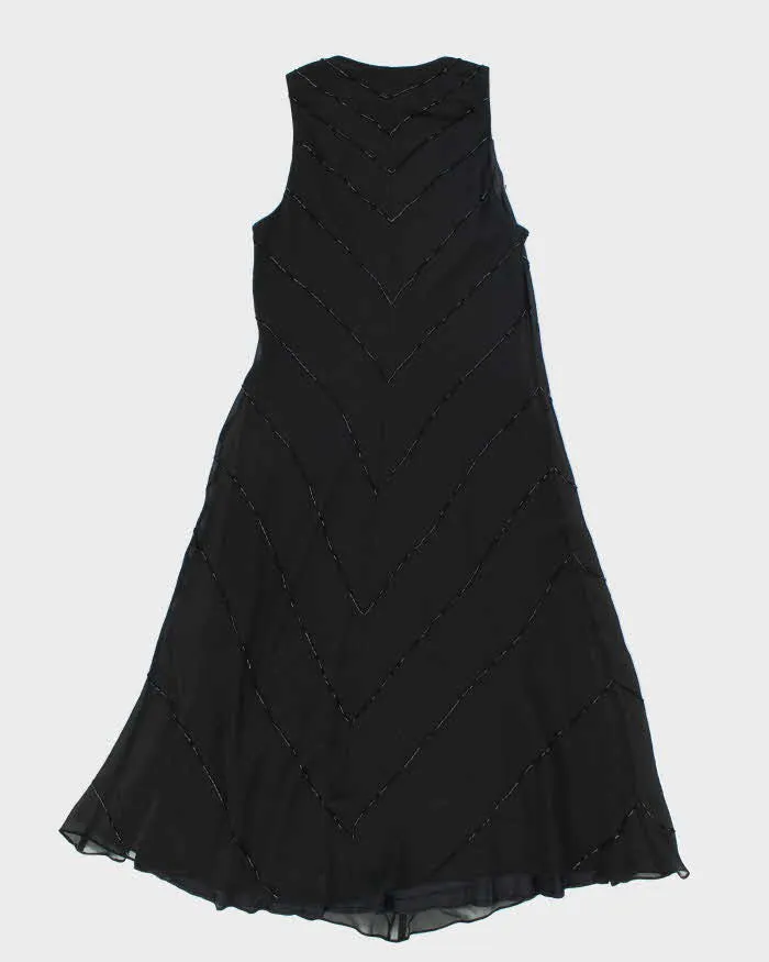 Vintage 90s Jones New York Black Beaded Dress - M sold by Rokit product image thumbnail 2