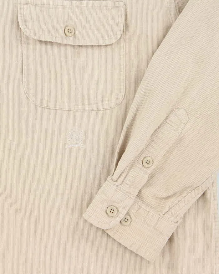 Vintage 90's Tommy Hilfiger Heavyweight Corduroy Shirt - XL sold by Rokit product image thumbnail 4