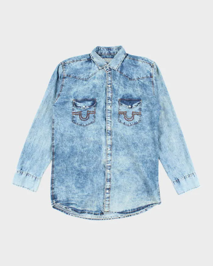 Y2k 00s True Religion Long Sleeve Shirt - L sold by Rokit