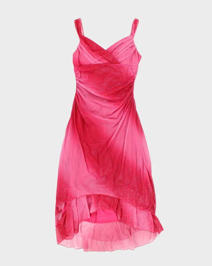 Y2k 00s Jessica Pink Sparkly Dress - S sold by Rokit