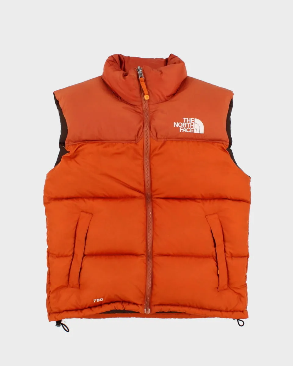 The North Face Orange 700 Puffer Vest - S sold by Rokit