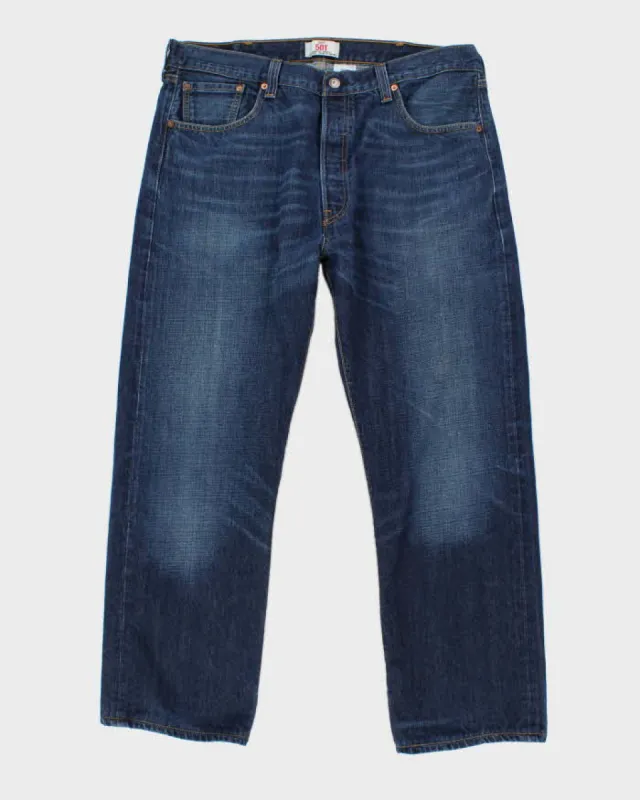 Men Blue Medium Wash 501 Levi's Jeans - W38 L29 sold by Rokit