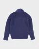 Armani Exchange Navy Wool Blend Cardigan - S sold by Rokit