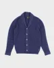 Armani Exchange Navy Wool Blend Cardigan - S sold by Rokit