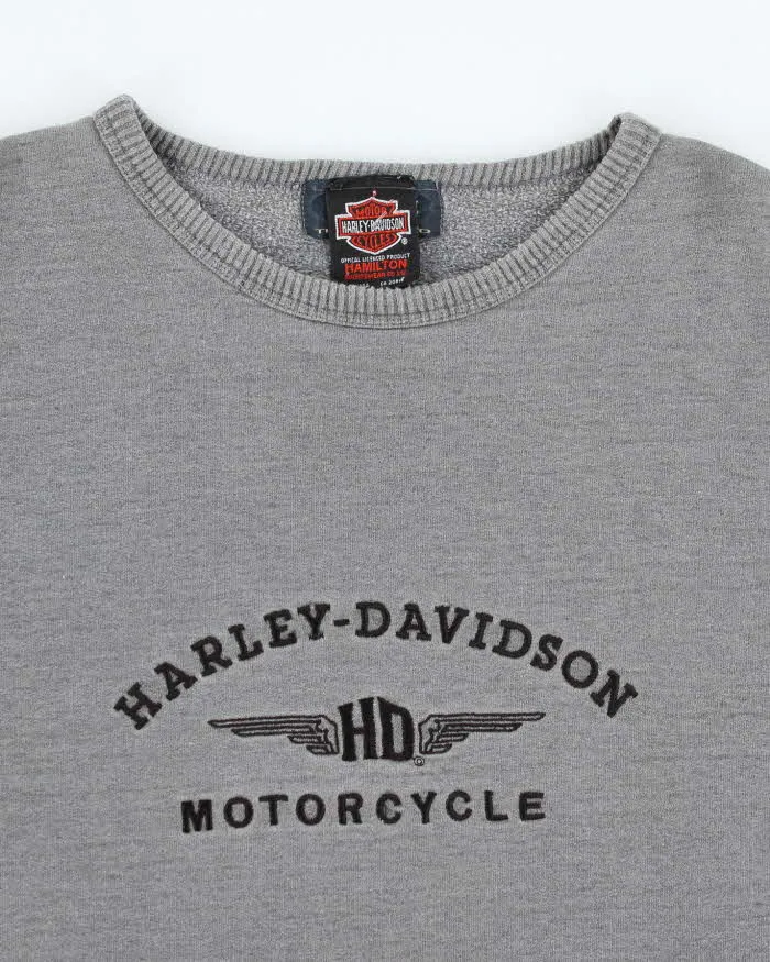 Vintage 2000's Harley Davidson Oversized Embroidered Sweatshirt - XXL sold by Rokit product image thumbnail 3