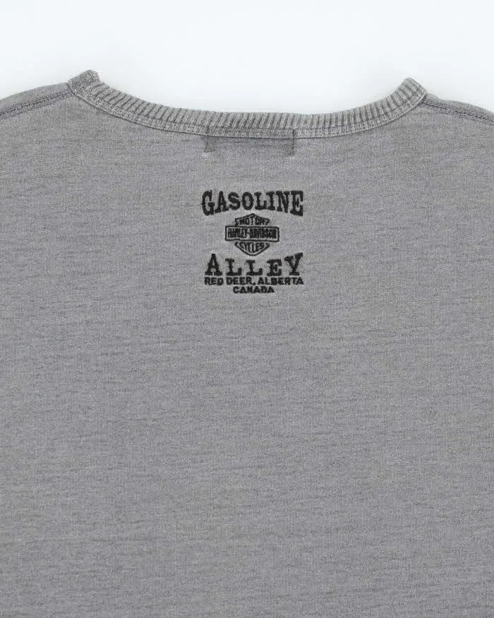 Vintage 2000's Harley Davidson Oversized Embroidered Sweatshirt - XXL sold by Rokit product image thumbnail 4