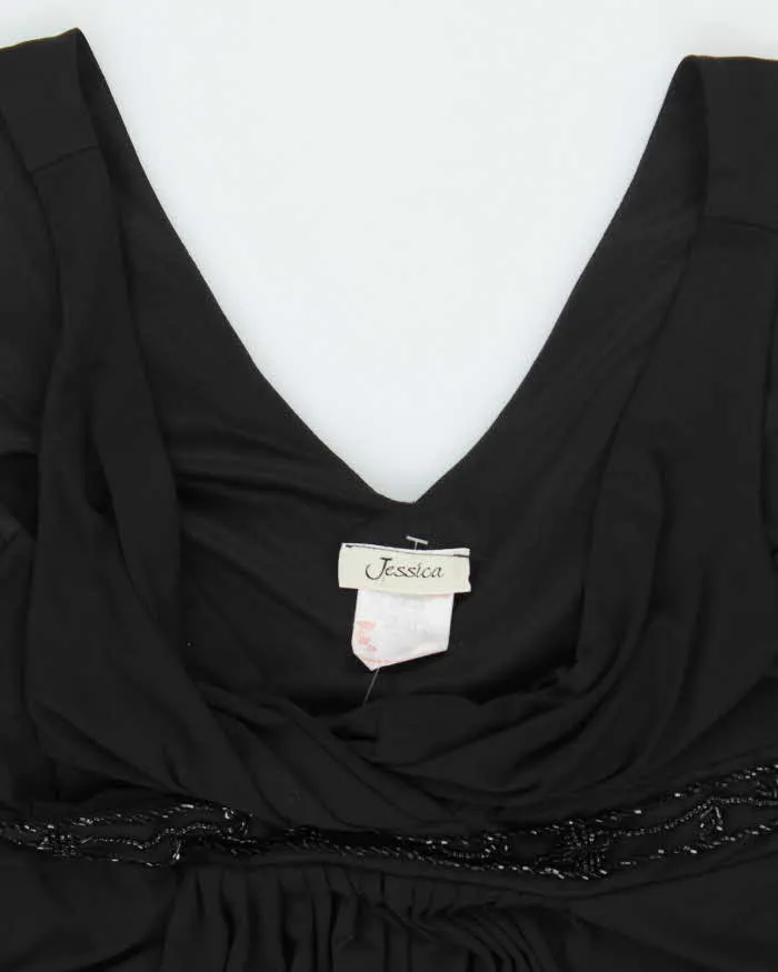 Y2k 00s Jessica Black Beaded Dress - L sold by Rokit product image thumbnail 4