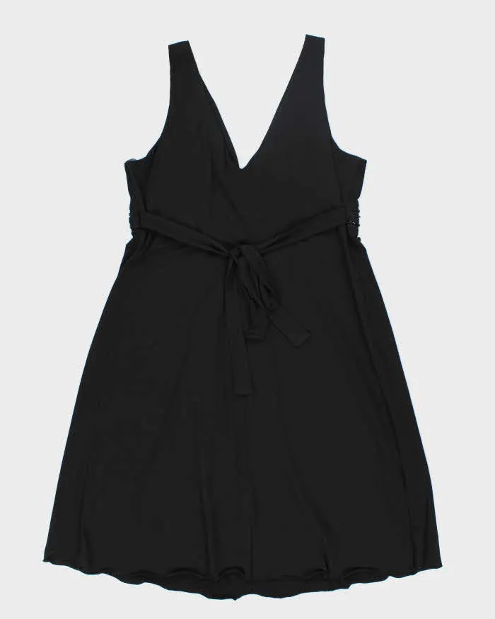 Y2k 00s Jessica Black Beaded Dress - L sold by Rokit product image thumbnail 2