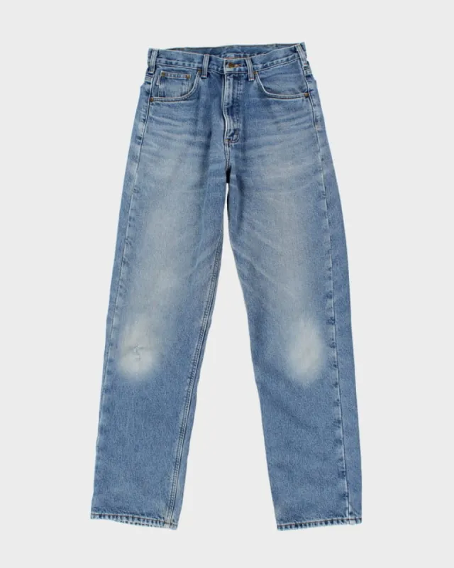 00s Carhartt Flannel Lined Medium Wash Jeans - W32 L35 sold by Rokit