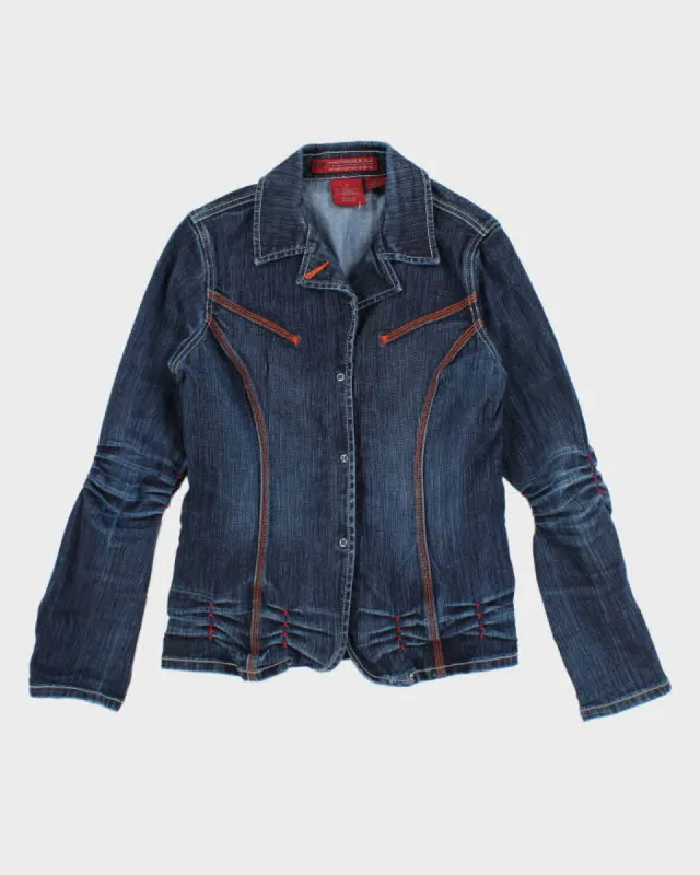 Y2k 00s Parasucu Denim Jacket - M made by Rokit